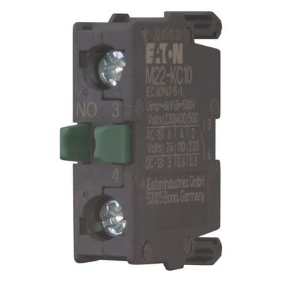 9 x EATON Kontaktelement M22-KC10 mit Schraube