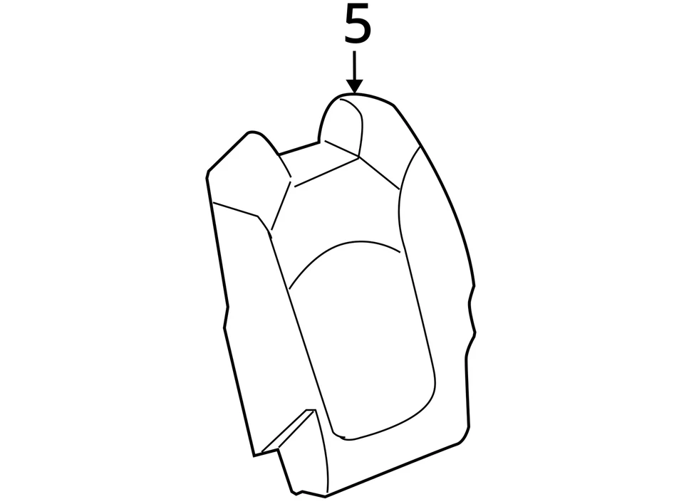 Funda Buick Enclave 2011 R/Asiento Bk Cush *Med 20918187 - Nuevo OEM 20918187 Foto 3 de 3