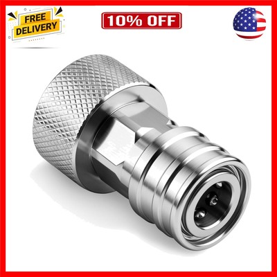Garden Hose to Pressure Washer Adapter, 3/4'' GHT to 1/4'' Quick Connect, Conve...