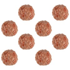 8 PCS 1.37-inch Artificial Lifelike Meatballs PVC Fake Food for Display