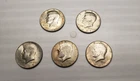 Kennedy Half Dollars lot 5 1967 1968 50c  Estate Find Silver