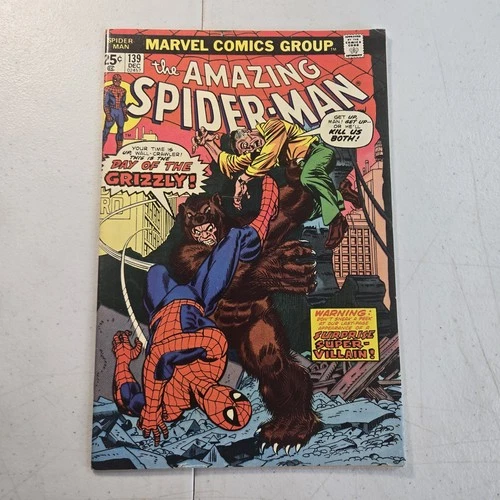 Marvel Comics Amazing Spider-Man Issue #139 1st App.The Grizzly (VF 8.0)