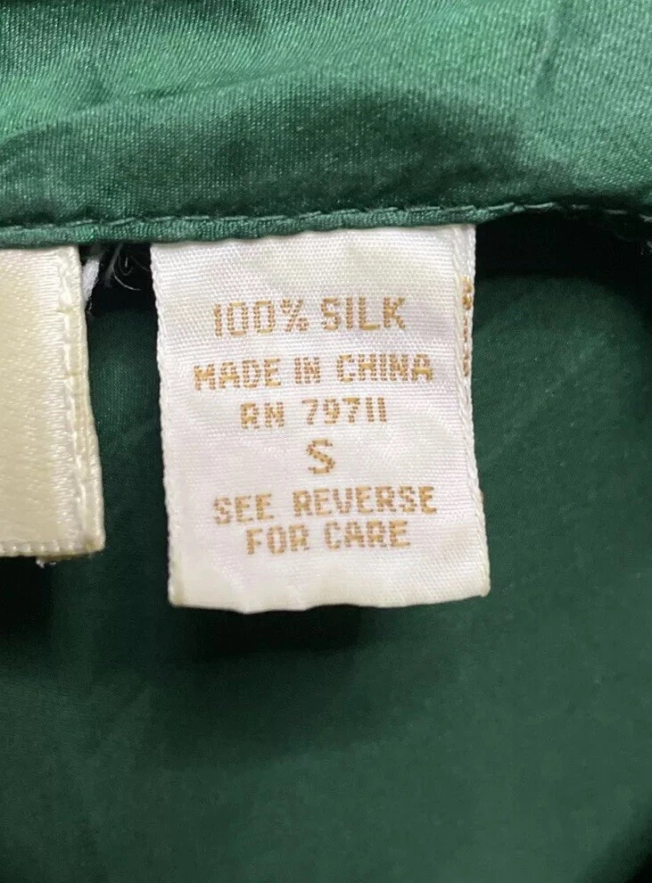 UNDERCOVER Abito Victoria’s Secret G Label vintage seta verde smeraldo raso slip taglia S