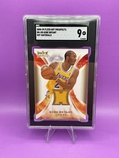 2008-09 Fleer Hot Prospects Materials GOLD game worn KOBE BRYANT SGC 9