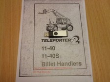Sanderson Teleporter 1140 PARTS BOOK **** ALL PART NUMBERS***