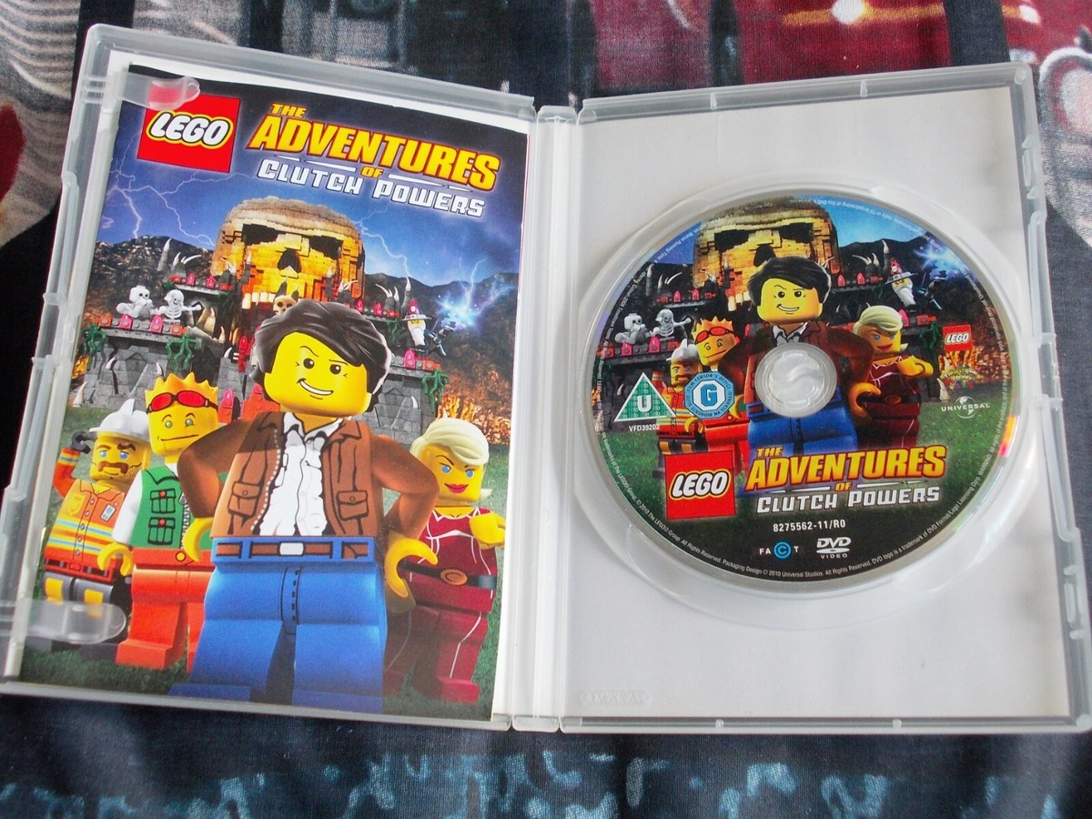 LEGO THE ADVENTURES OF CLUTCH POWERS, MOVIE, DVD, U, VERY COOL/CHECK IT 