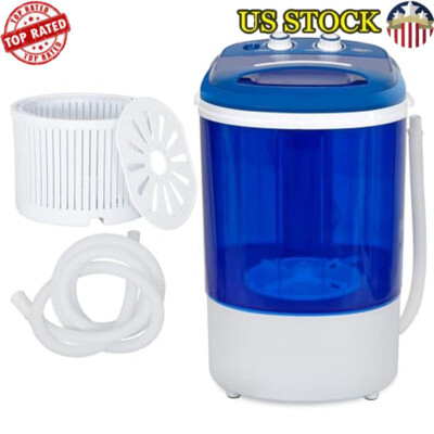 #ad #ad Portable Mini Washer Spinner 2 in 1 Compact Laundry Machine Travel RV Dorms New $108.27