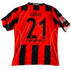 2010/11 Eintracht Frankfurt Jako home jersey #21 Gekas