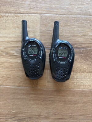 2x Cobra CXT- 230 Walkie Talkie Pair Never Used, Has protective film on screen