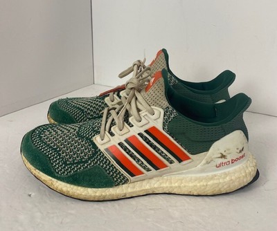 Adidas NCAA x UltraBoost 1.0 Men Size 11.5 Reen Miami Hurricanes Sneaker
