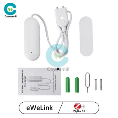 eWeLink Water Leakage Alarm Detector Water Leak Sensor Flood Alert Overflow New