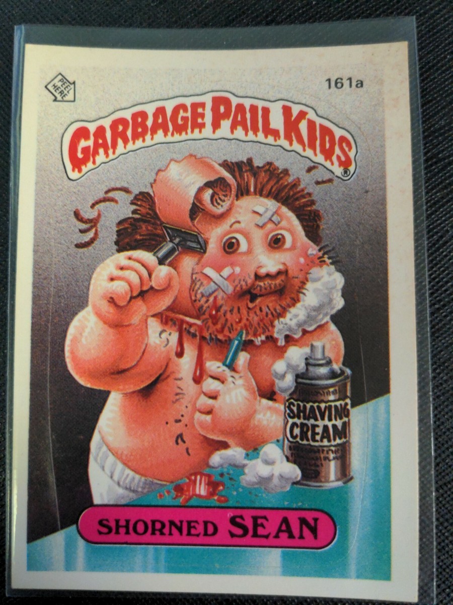 1986 Garbage Pail Kids Old Series 4 Card 161a Shorned Sean | eBay