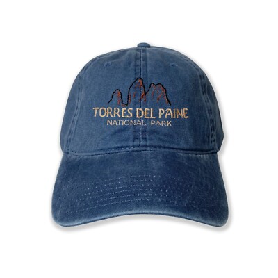 Torres del Paine National Park Embroidered Cap hat baseball hat Nature theme hat