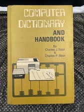 1972 Computer Dictionary and Handbook Charles Sippl 1st Printing 2nd Ed Hardback
