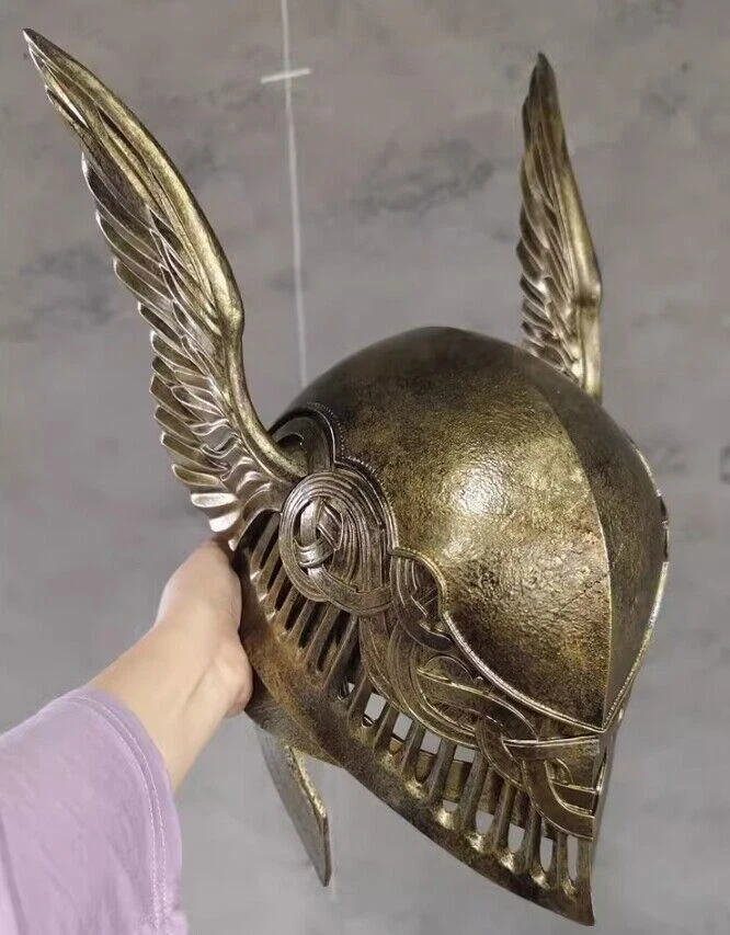 Valkyria Malenia 1:1 Cosplay Gold Helmet High-end Replica FRP Mask Wearable Prop - Image 2 of 4