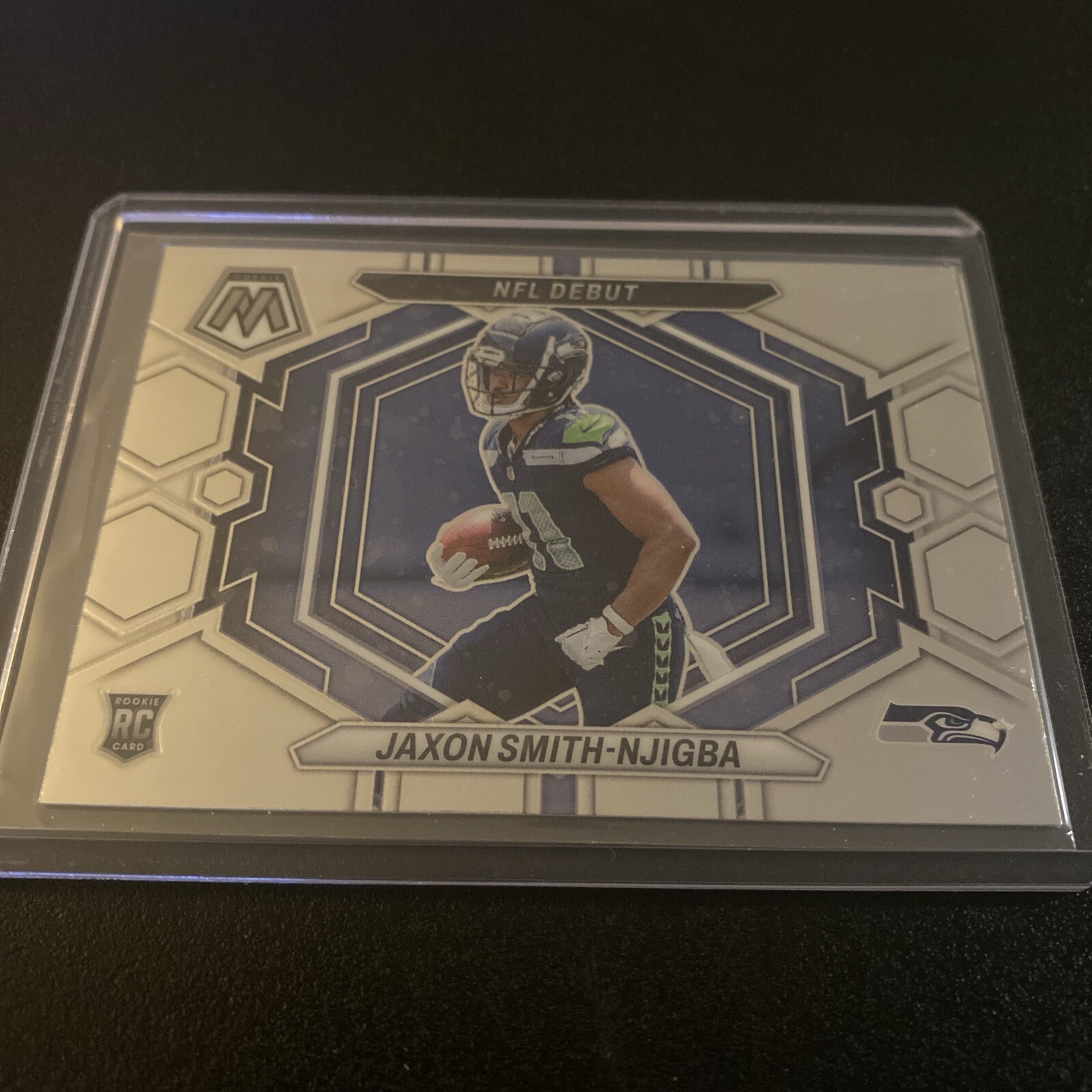 2023 Panini Mosaic Jaxon Smith-Njigba NFL Debut  Prizm #ND-12 RC Seattle Seahawk
