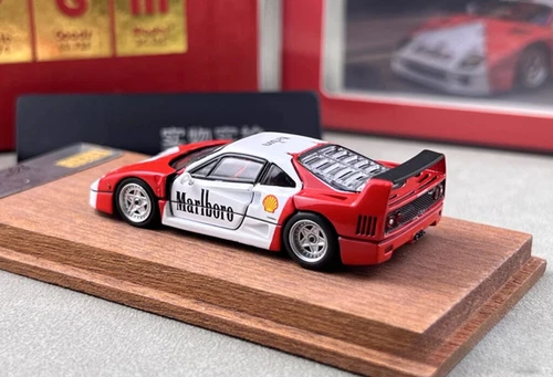 PGM 1:64 rot F40 Racing Sport Modell Diecast Metall Auto - Bild 8 von 14