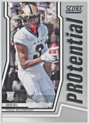 2022 Score Football - David Bell - Purdue Boilermakers - Protential - RC - #P-DB
