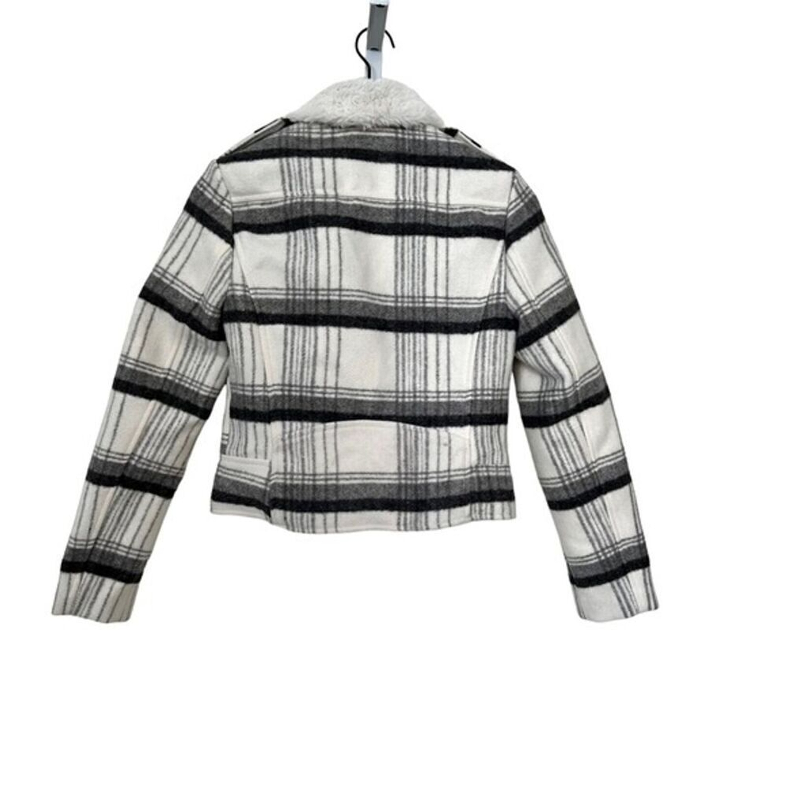 BB Dakota Check Fleece Full Zip Jacket size Small NWT