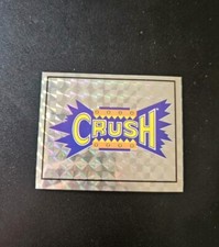 1993 Crush Brian Adams Logo WWF Merlin WWE Wrestling Sticker Foil Card