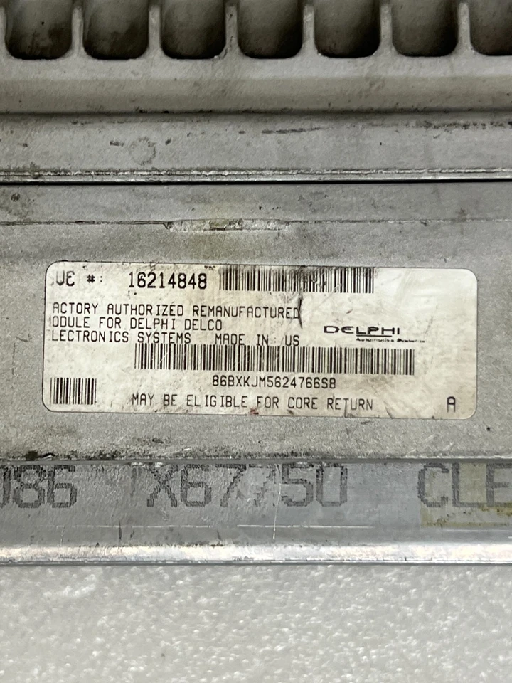 Módulo de computadora Buick Rendezvous 2002 3,4 ECM motor ECU 12209614 OEM (R-320) Foto 2 de 4