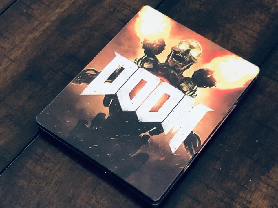 PS4 Xbox One Doom 2016 Steelbook Case ONLY (NO DISC, NO GAME) Bethesda - Image 2 of 4