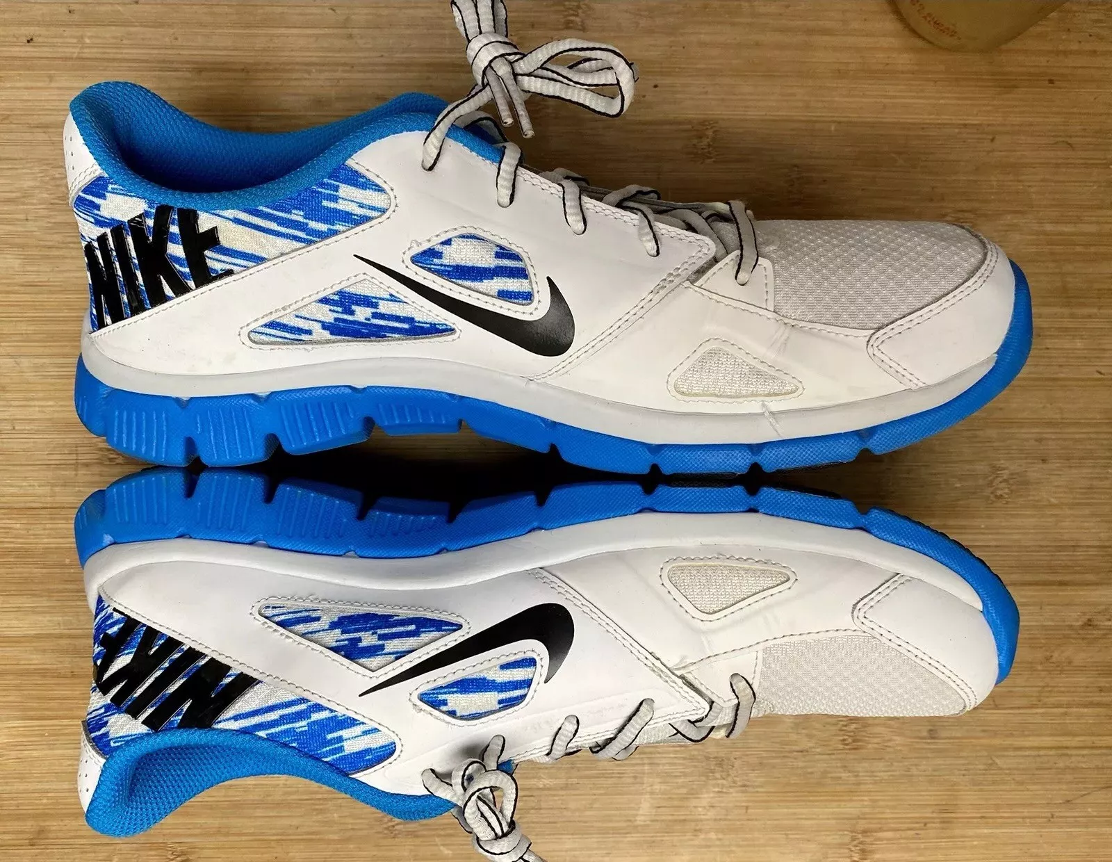 Nike Flex Supreme TR 2 homme taille 10,5 croix basse bleue et blanche coupe/course/gym