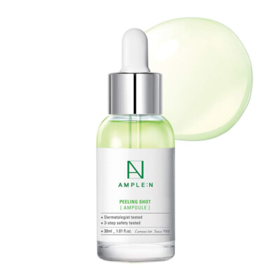 AMPLE:N Peeling Shot Ampoule 30ml, Coreana, Korean Cosmetics, Kbeauty, sample
