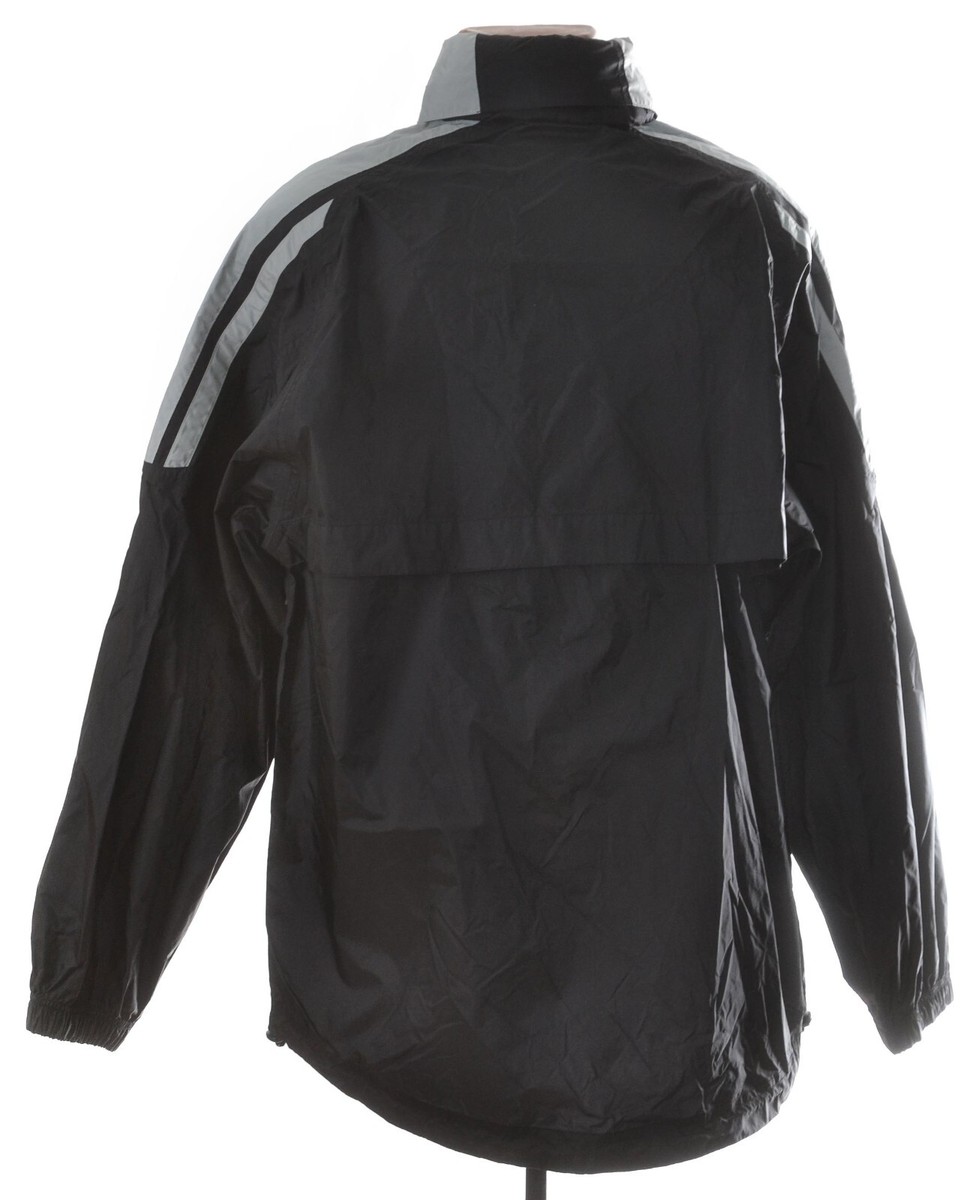 ALL BLACKS NEW ZEALAND 2000/2001 RUGBY UNION BENCH JACKET ADIDAS