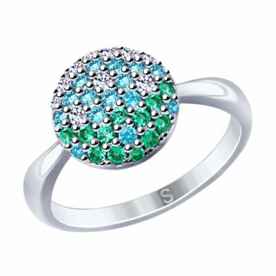 Damen Ring 925 Sterling Silber Zirkonia Gr. 56 Sokolov 03105