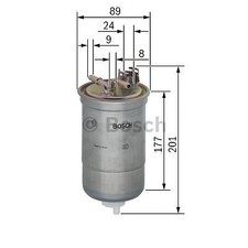 BOSCH 0 450 906 374 Fuel filter for AUDI,FIAT,SEAT,SKODA,VW