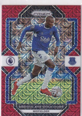 Panini 2022-23 Prizm Premier League No. 230 Abdoulaye Doucoure Red 6/99