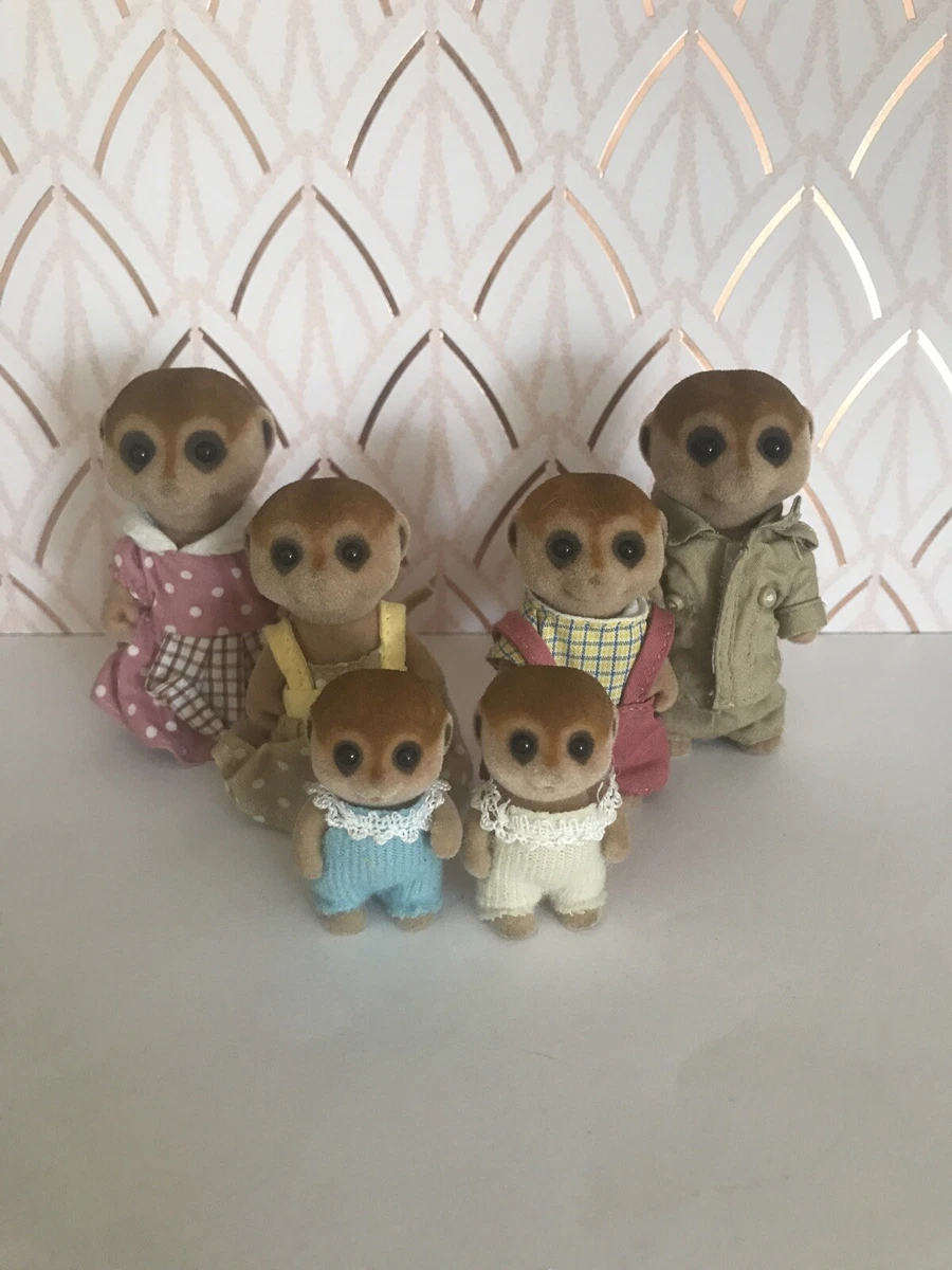 Sylvanian hotsell meerkat family