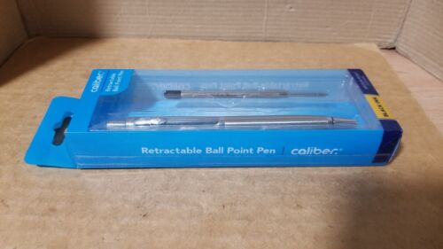 Caliber Retractable Medium Point Black ink BallPoint Pen & Refill, Damaged pack - Picture 8 of 12