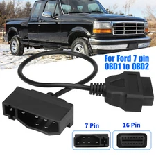 7 Pin OBD1 to 16 Pin OBD2 Convertor Adapter Cable Code Reader Scanner For Ford