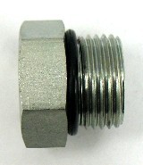 AF 7237-05 - 5/16 Male O-ring Boss (1/2''-20 Threads) Plug Hex Head