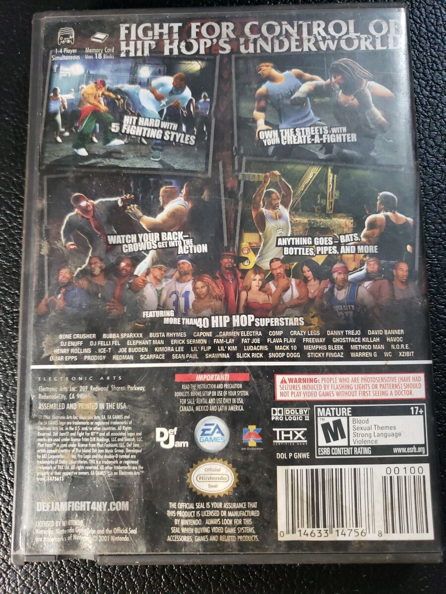  Def Jam: Fight For Ny (video Games, Gamecube) Used