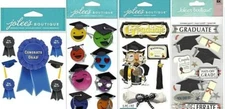 Jolee's Boutique GRADUATION-THEMED Dimensional Stickers - CHOOSE ONE!