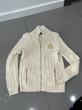 Ralph Lauren  Long Sleeve Knit Zip Front Sweater RL Patch M