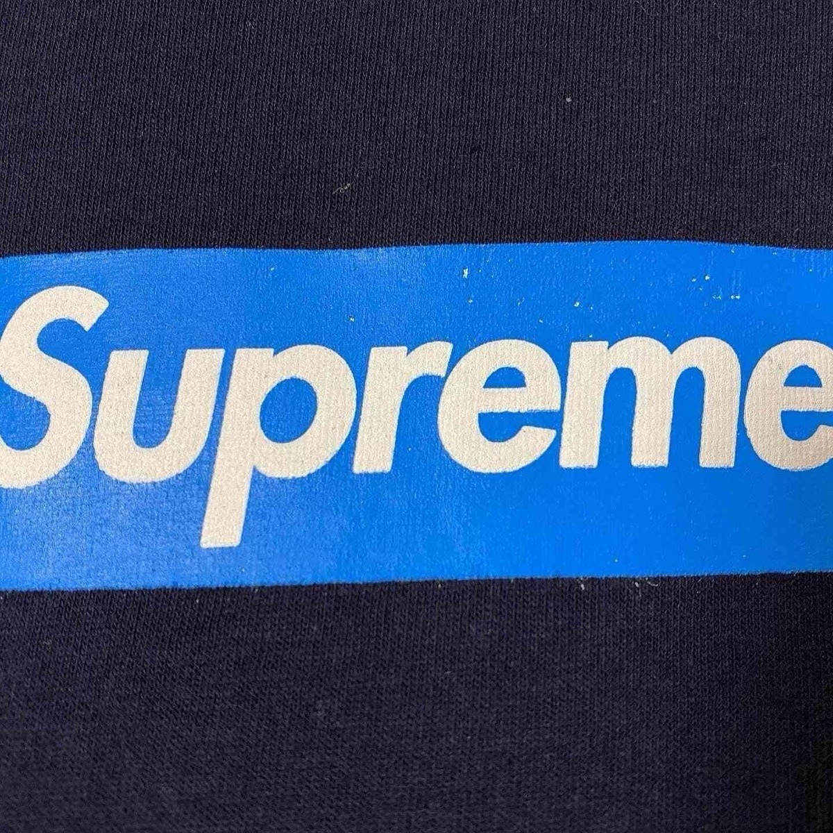 Supreme box logo tee Blue on navy XL | eBay