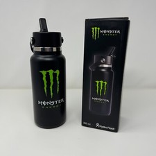 🔥Monster Energy - Hydro Flask 32oz Black Stainless Steel Water Bottle Limited🔥