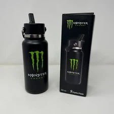 🔥Monster Energy - Hydro Flask 32oz Black Stainless Steel Water Bottle Limited🔥