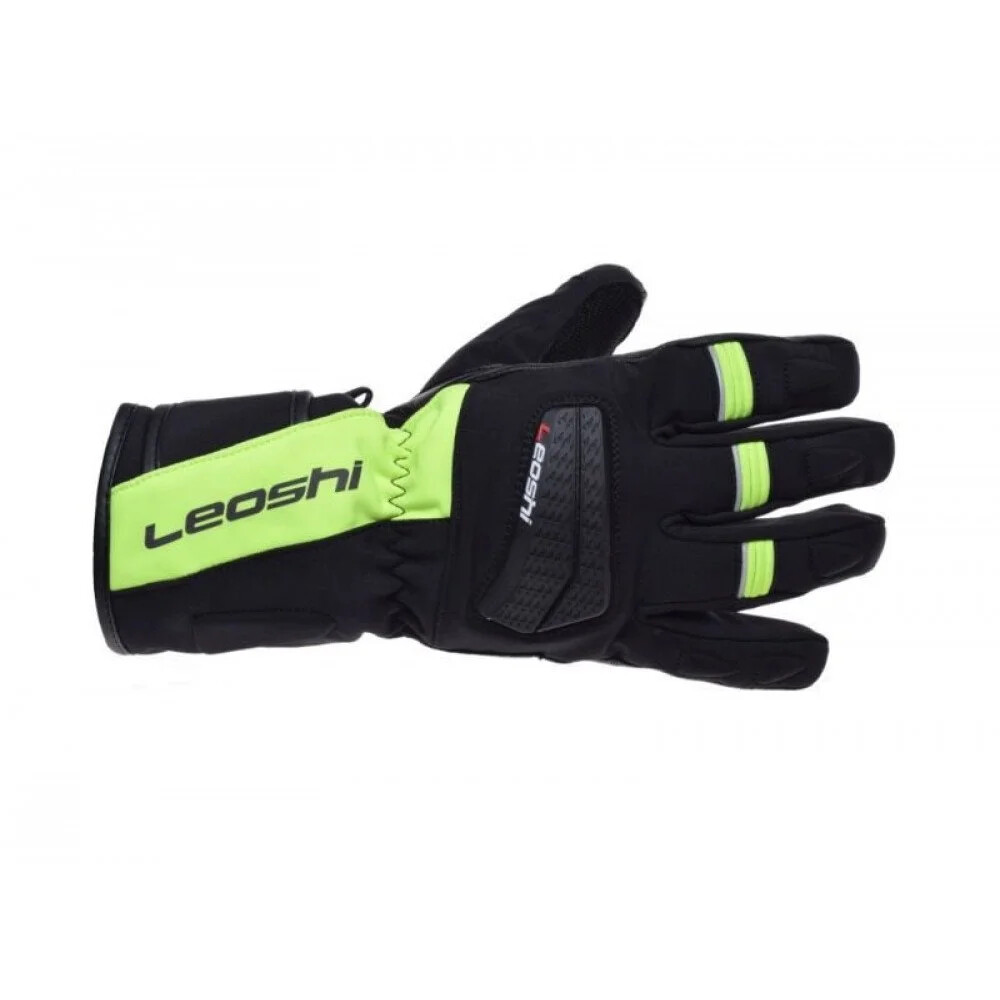 LEOSHI MOTORCYCLE GLOVES BLACK YELLOW 