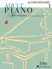 Adult Piano Adventures All-in-One Piano Course Book 1: Book with Onlin - GOOD