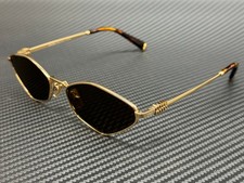 MIU MIU MU 56ZS 5AK09Z Gold Brown Women's 56 mm Sunglasses