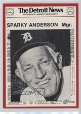 1981 Detroit News Tigers Boys of Summer 100th Anniversary Sparky Anderson 0q3