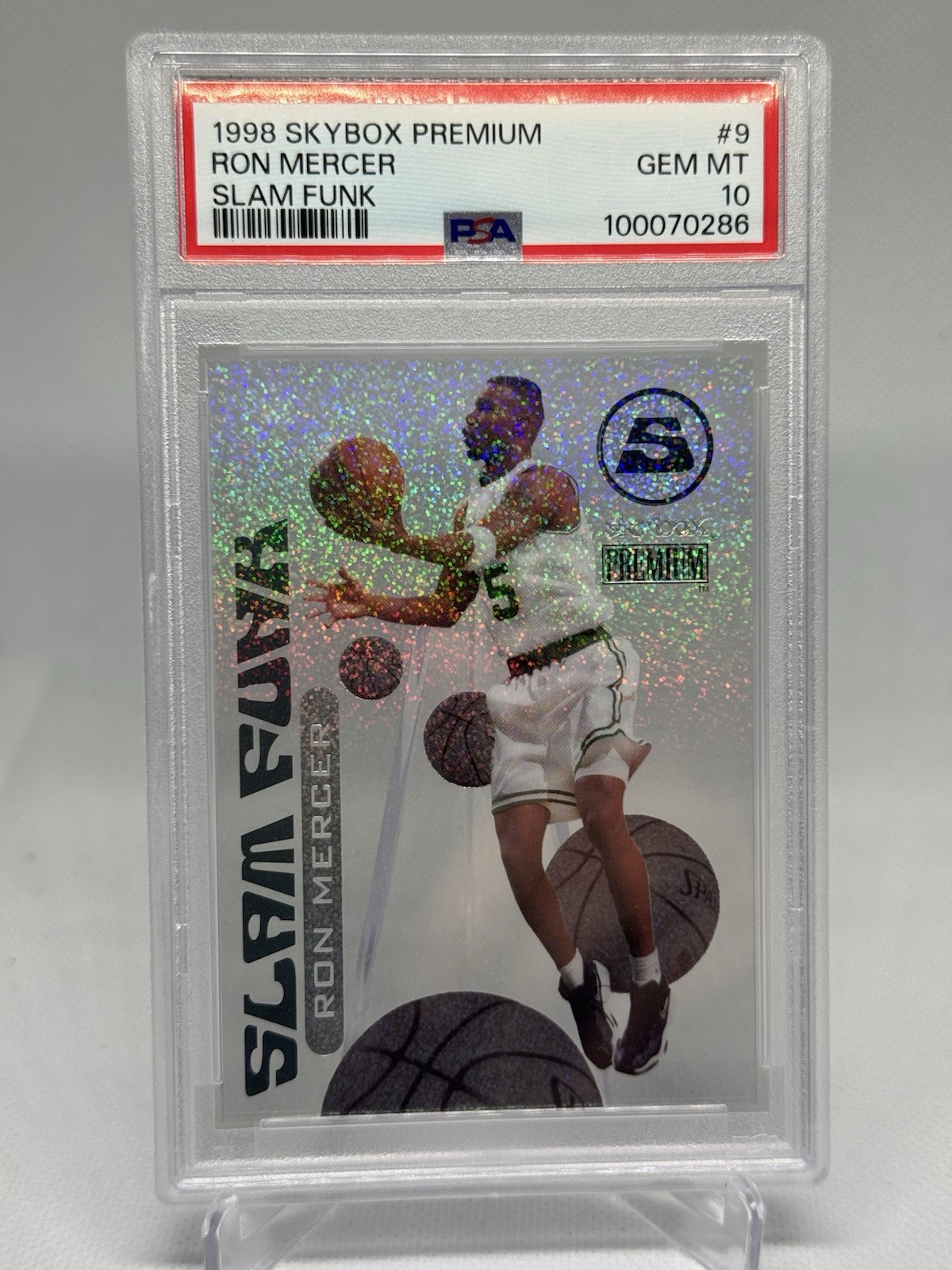 1998-99 Skybox Premium SLAM FUNK PSA 10 Gem Mint Ron Mercer SSP Pop 3