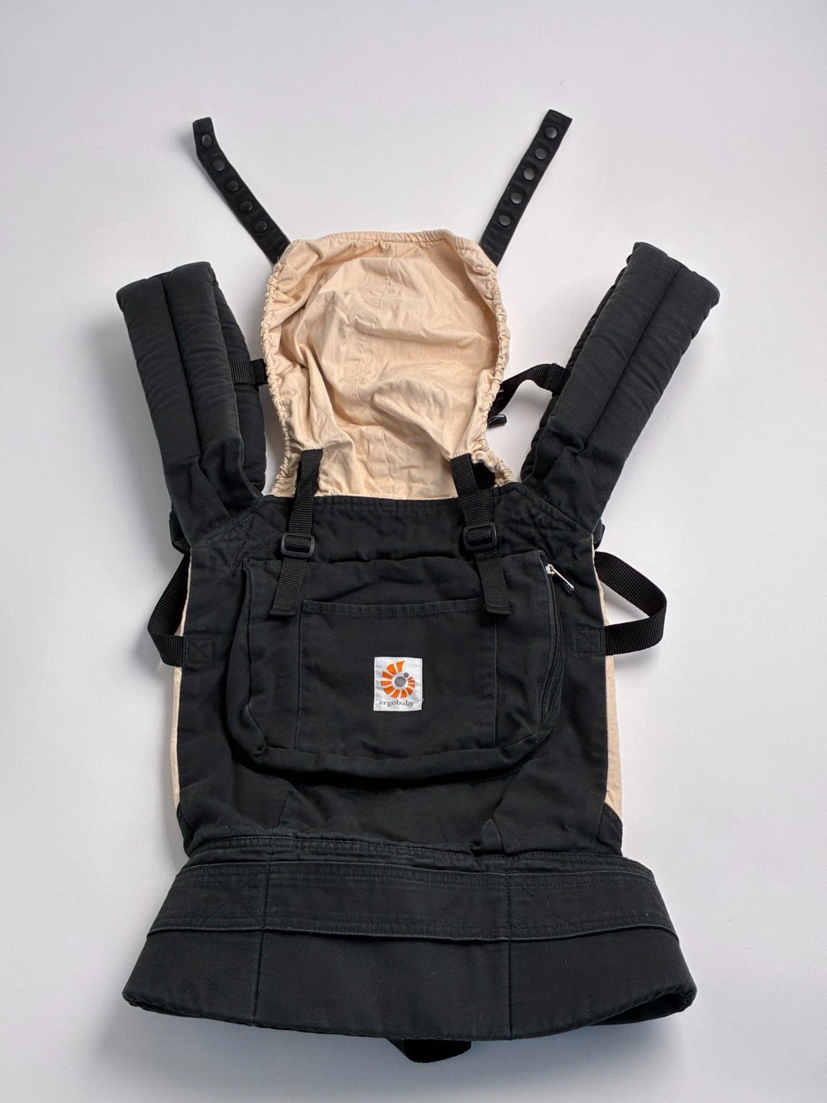 Ergo Baby Carrier Original Ergonomic Padded Toddler Infant w/Insert Hood