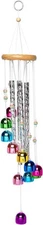 Colorful Wind Chimes for Outside with 4 Aluminum Tubes Comes 11 