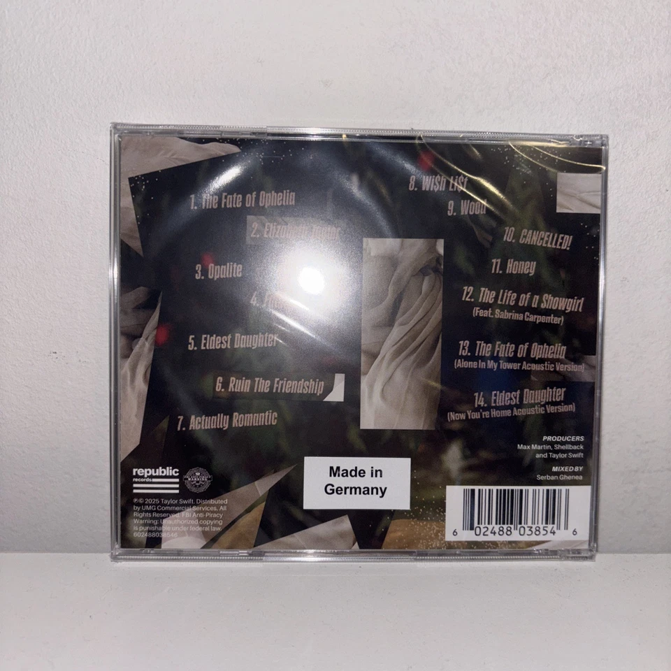 💿✅ The Life of a Showgirl - Alone in my Tower Acoustic Version CD 💿✅ - Bild 2 von 2